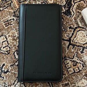 Cutter & Buck Black Key & Card Holder
